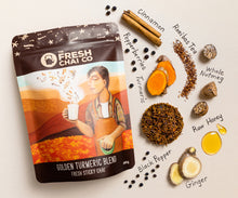 Load image into Gallery viewer, Golden Turmeric Fresh Sticky Chai
